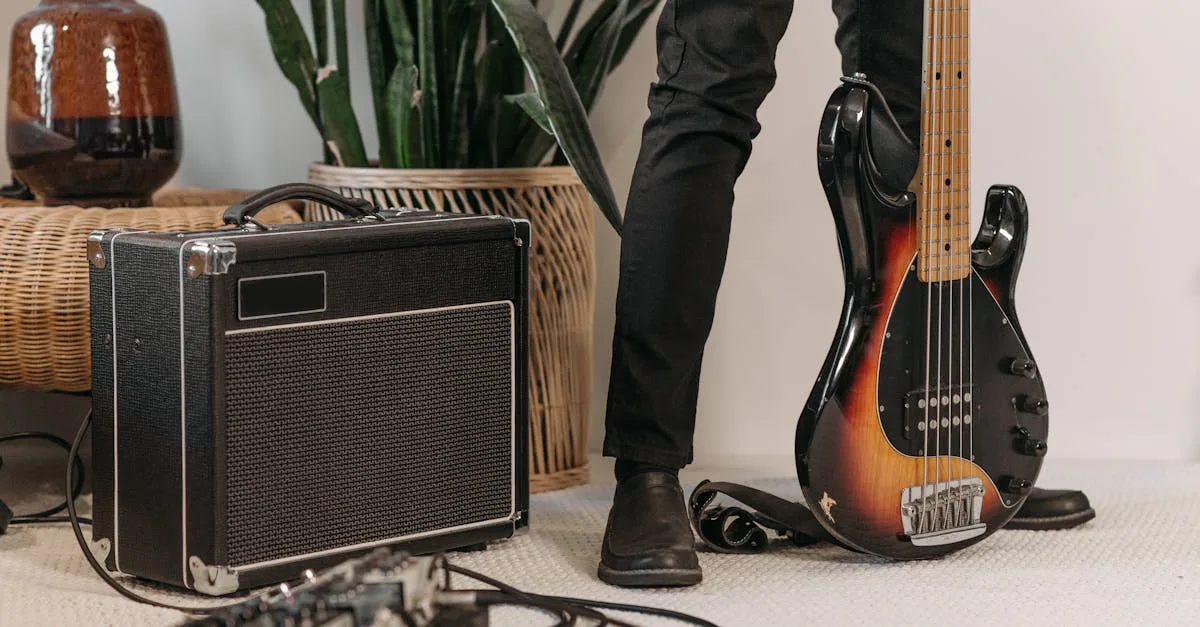 amplificateur de basse puissant et clair pour un son riche et profond, idéal pour les musiciens professionnels et amateurs.